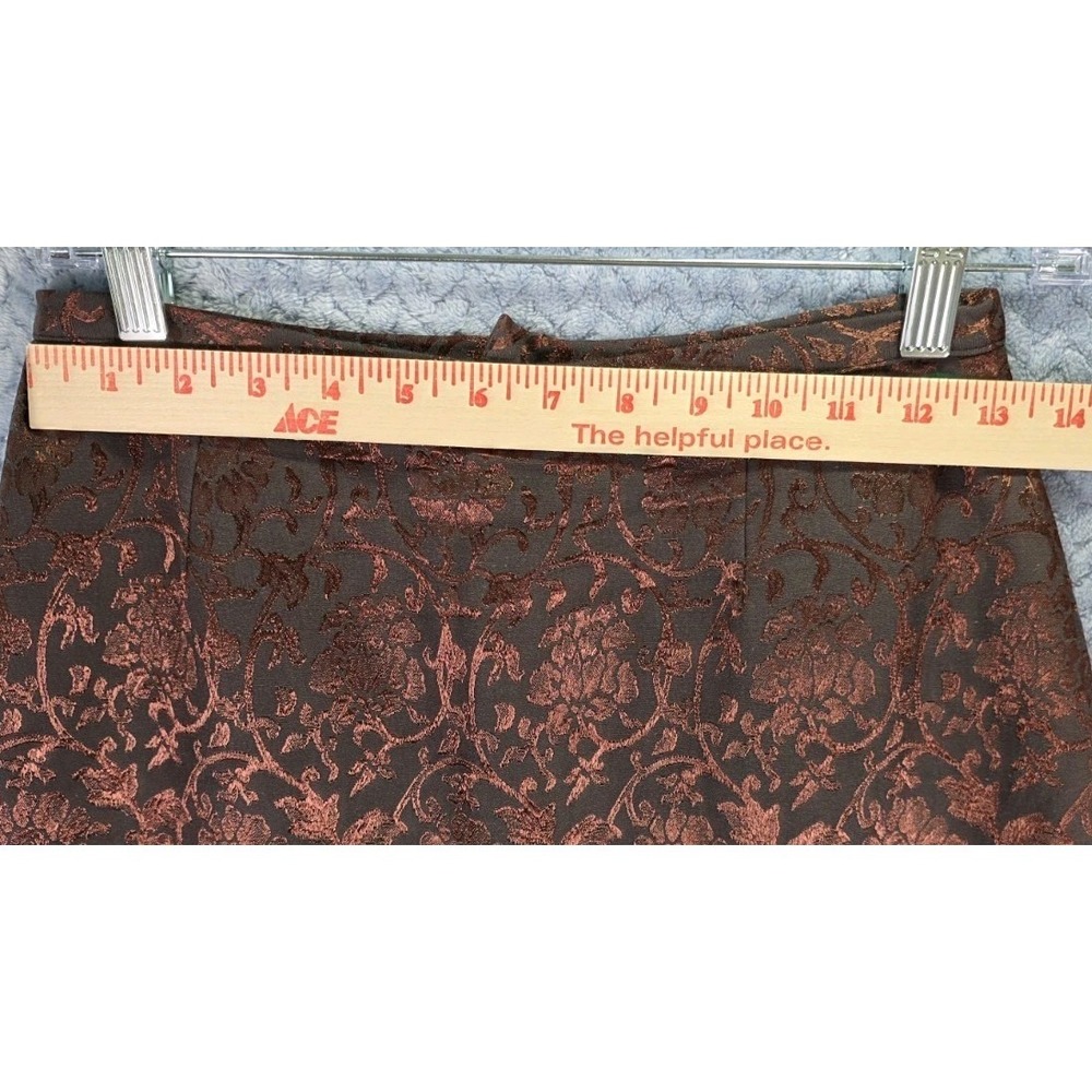 Astuces French Boutique Floral Jacquard Textured Skirt Womens France Size 1 (XS) - Picture 3 of 10